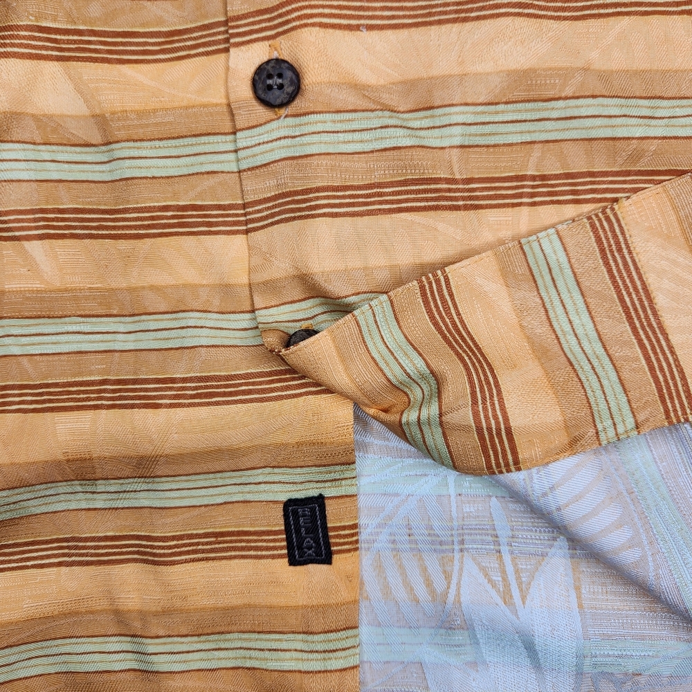 Tommy Bahama Short Sleeve Orange Hawaiian Tropic L - Picture 5 of 5